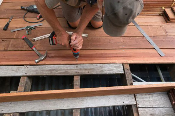 Check for Loose Boards or Nails - Ludlow Deck Builders - Fairfield County Deck Builders